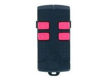 Handzenders met roze knoppen