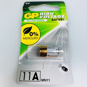 Batterij 11A 6V Alkaline MN11